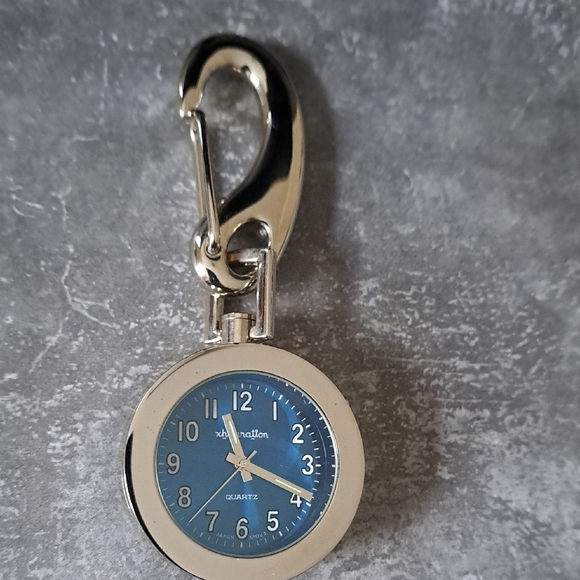 Xhilaration Silvertone Carabiner Watch - Picture 3 of 5